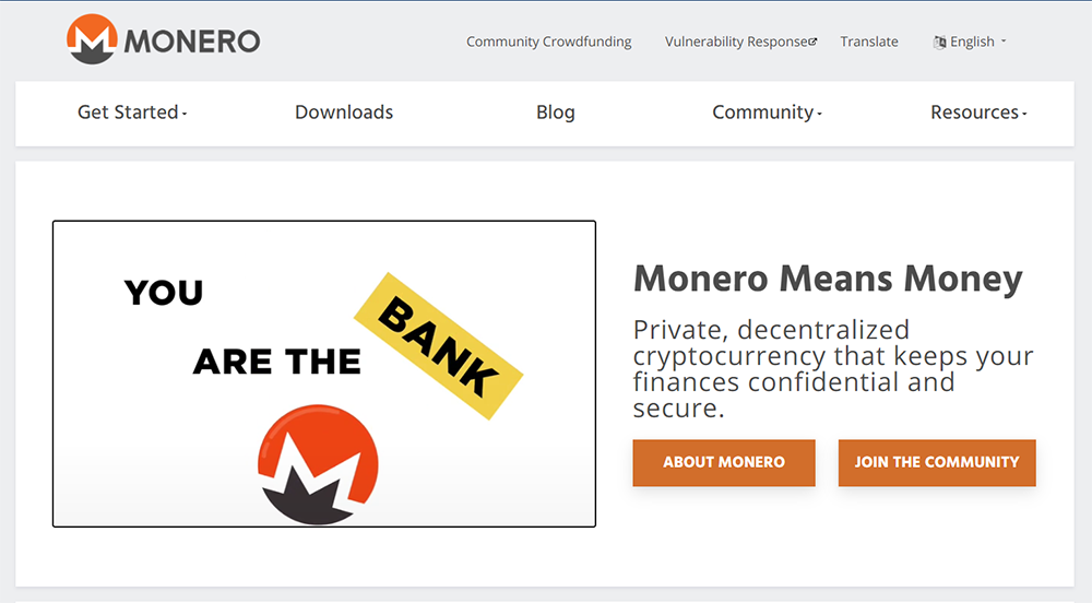 Monero — probably the best-known privacy crypto mineable with CPU or GPU